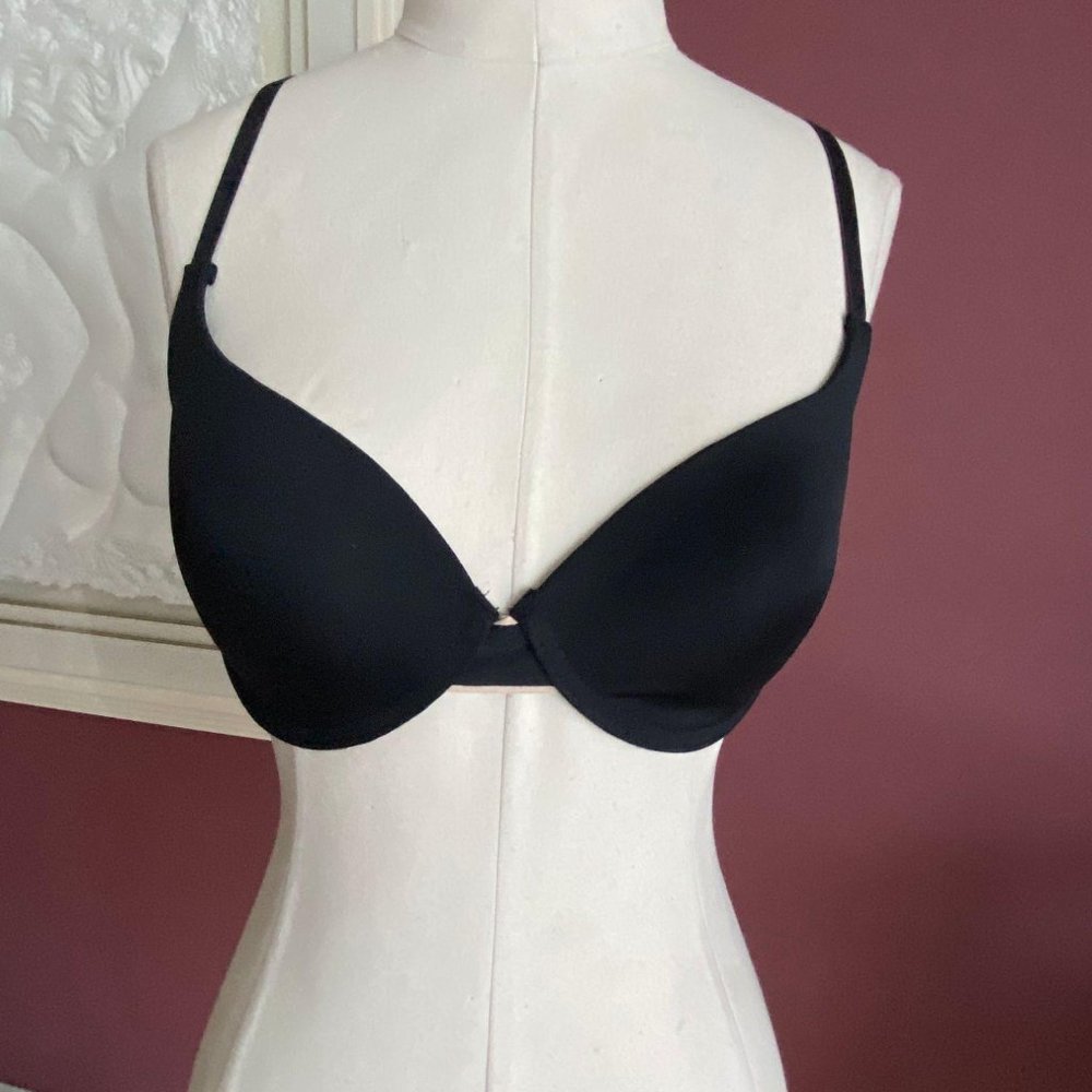 REAL brand black bra 34B